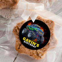Monster Truck gepersonaliseerd verjaardagsfeestje