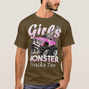 Monster Truck Girls als Monsters tot Birthday Gif T-shirt