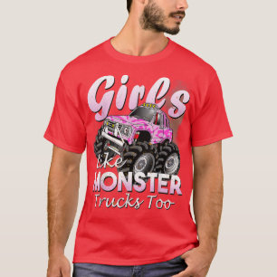 Monster Truck Girls als Monsters tot Birthday Gif T-shirt