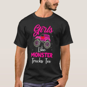 Monster Truck Girls als Monsters tot Birthday T-shirt