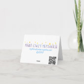 Monster Truck - Hartelijk dank Bedankkaart (Achterkant)