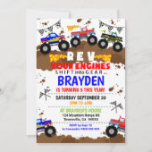 Monster Truck Invitation Anniversaire Monster Truc (Devant)