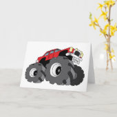 Monster Truck Kaart (Gele Bloem)