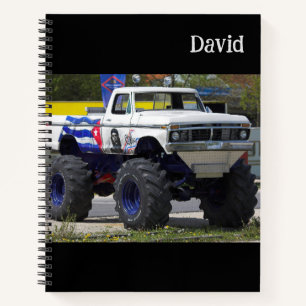 Monster Truck Kids Carnet Garçon School