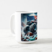 MONSTER TRUCK KOFFIE MOK (Voorkant links)