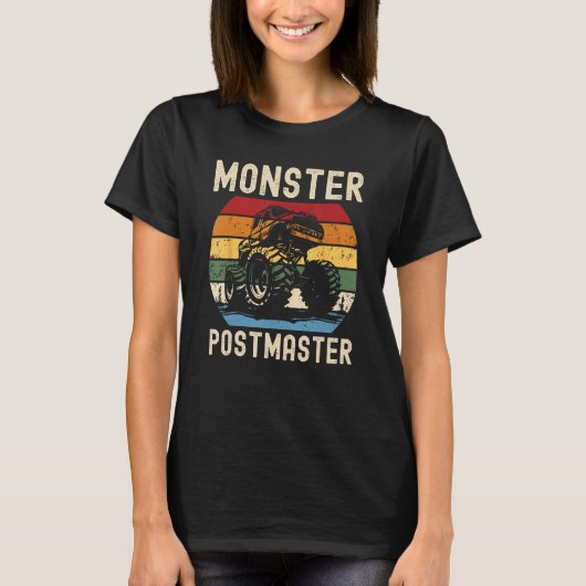 Monster Truck Loving Postmaster T-shirt (Voorkant)
