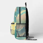 Monster Truck Madness Bedrukte Rugzak (Rechts)