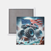MONSTER TRUCK MAGNEET (Voorkant / Achterkant)