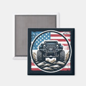 MONSTER TRUCK MAGNEET (Voorkant / Achterkant)