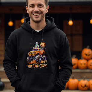 Monster Truck Matching Familie Schattige Boo Crew  Hoodie
