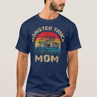 MONSTER TRUCK MOM; Retro Distress Big Truck T-shirt