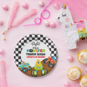 Monster Truck monsters verjaardag Papieren Bordje (Feest)