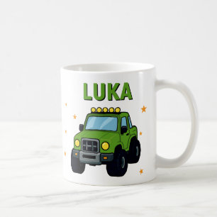 Monster Truck Naam Leeftijd Verjaardag  Koffiemok