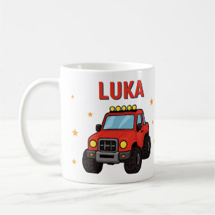 Monster Truck Naam Leeftijd Verjaardag  Koffiemok