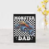 Monster Truck Papa Monster Truck Is Mijn Jam Truck Kaart (Gele Bloem)