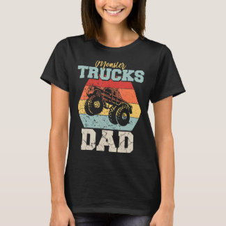 Monster Truck Papa Retro Monster Truck T-shirt