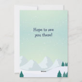 Monster Truck Père Noël Christmas Party Invitation (Dos)