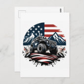 MONSTER TRUCK POST KAART (Voorkant / Achterkant)