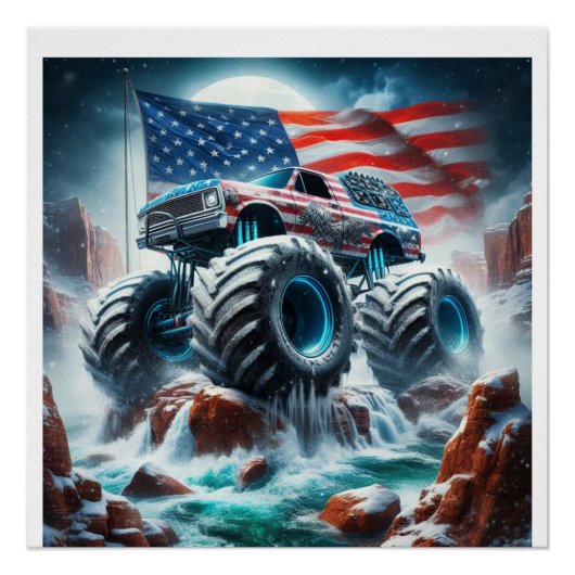 MONSTER TRUCK POSTER PERFECT POSTER (Voorkant)