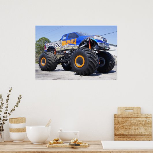 Monster Truck Print (Keuken)