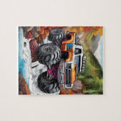 Monster Truck puzzel (Horizontaal)