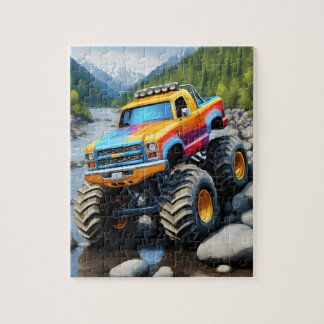 Monster Truck Puzzel Legpuzzel