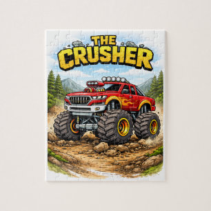 Monster Truck Puzzel voor Kinderen