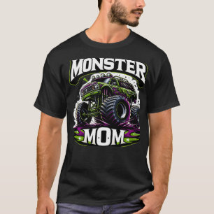 Monster Truck Race Racer Driver Moeder Moederdag T-shirt