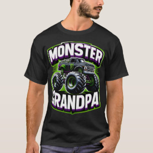 Monster Truck Race Racer Driver Opa Vaders Da T-shirt