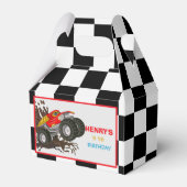 Monster Truck Rally Verjaardagsfeestdecoraties FAV Bedankdoosjes (Voorkant Zijde)