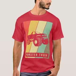 Monster Truck Retro Sports T-shirt