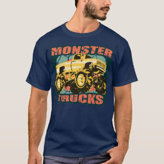 Monster Truck Retro Truck T-shirt