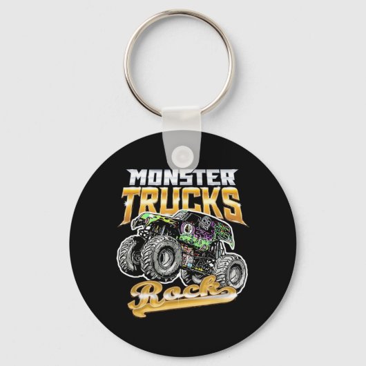 Monster Truck Rock Sleutelhanger (Voorkant)