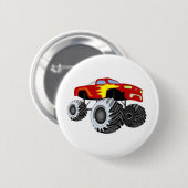 Monster Truck Ronde Button 5,7 Cm (Voorkant /achterkant)