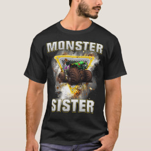 Monster Truck Sister Retro  Monster Truck T-shirt