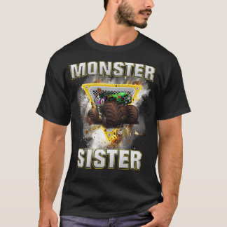 Monster Truck Sister Retro Monster Truck T-shirt