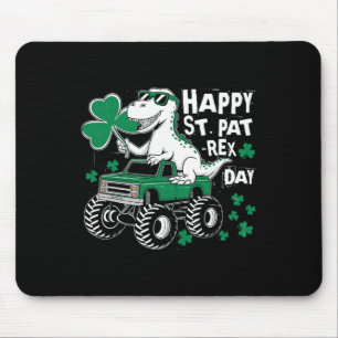 Monster Truck St Patricks Day Dinosaur Happy St Pa Muismat