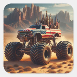 MONSTER TRUCK STICKER