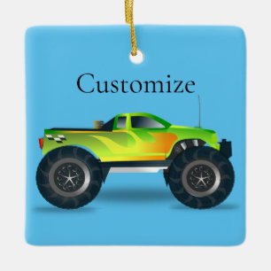 Monster Truck Thunder_Cove Keramisch Ornament