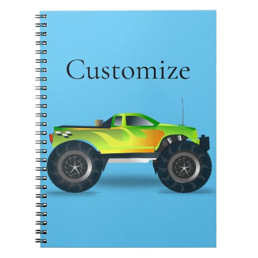 Monster Truck Thunder_Cove Notitieboek (Voorkant)