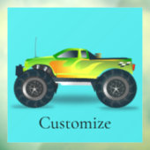 Monster Truck Thunder_Cove Raamsticker (Vel 3)