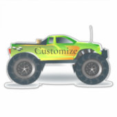 Monster Truck Thunder_Cove Sticker (Voorkant)