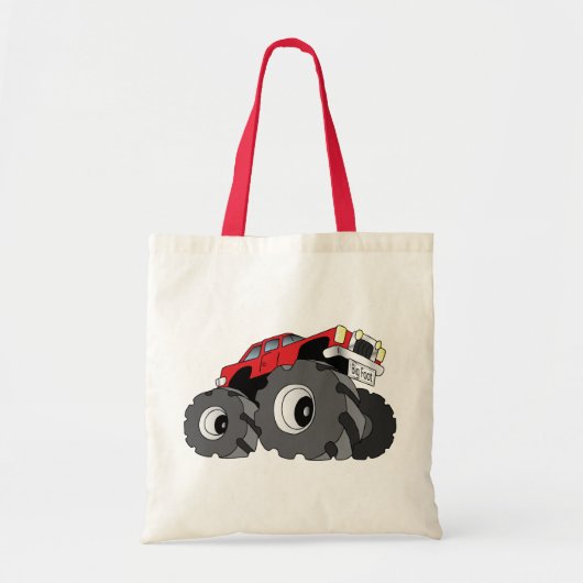 Monster Truck Tote Bag (Voorkant)
