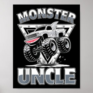Monster Truck Uncle Vaders Dag Monster Truck zijn Poster