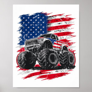 Monster Truck USA Poster