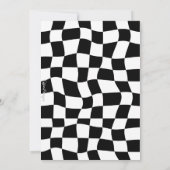 Monster Truck Verjaardagsuitnodiging - Oranje stie Kaart (Achterkant)