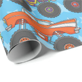 Monster Truck Wrapping Papier (Rol Hoek)