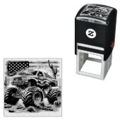 MONSTER TRUCK ZELFINKKEND STEMPEL (In situ)