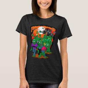 Monster Truck Zombie Hunter Halloween Undode Kille T-shirt