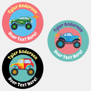 Monster Trucks 2, DIY naam & bericht labels